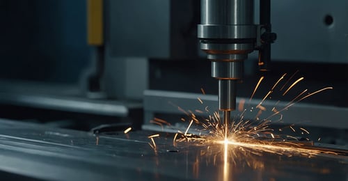 CNC milling machine cutting metal with sparks | © stock.adobe.com - Denys