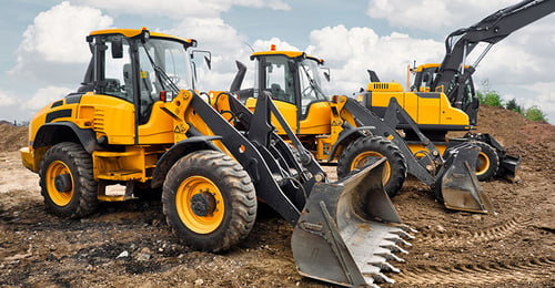 Bagger auf der Baustelle | © stock.adobe.com - festfotodesign